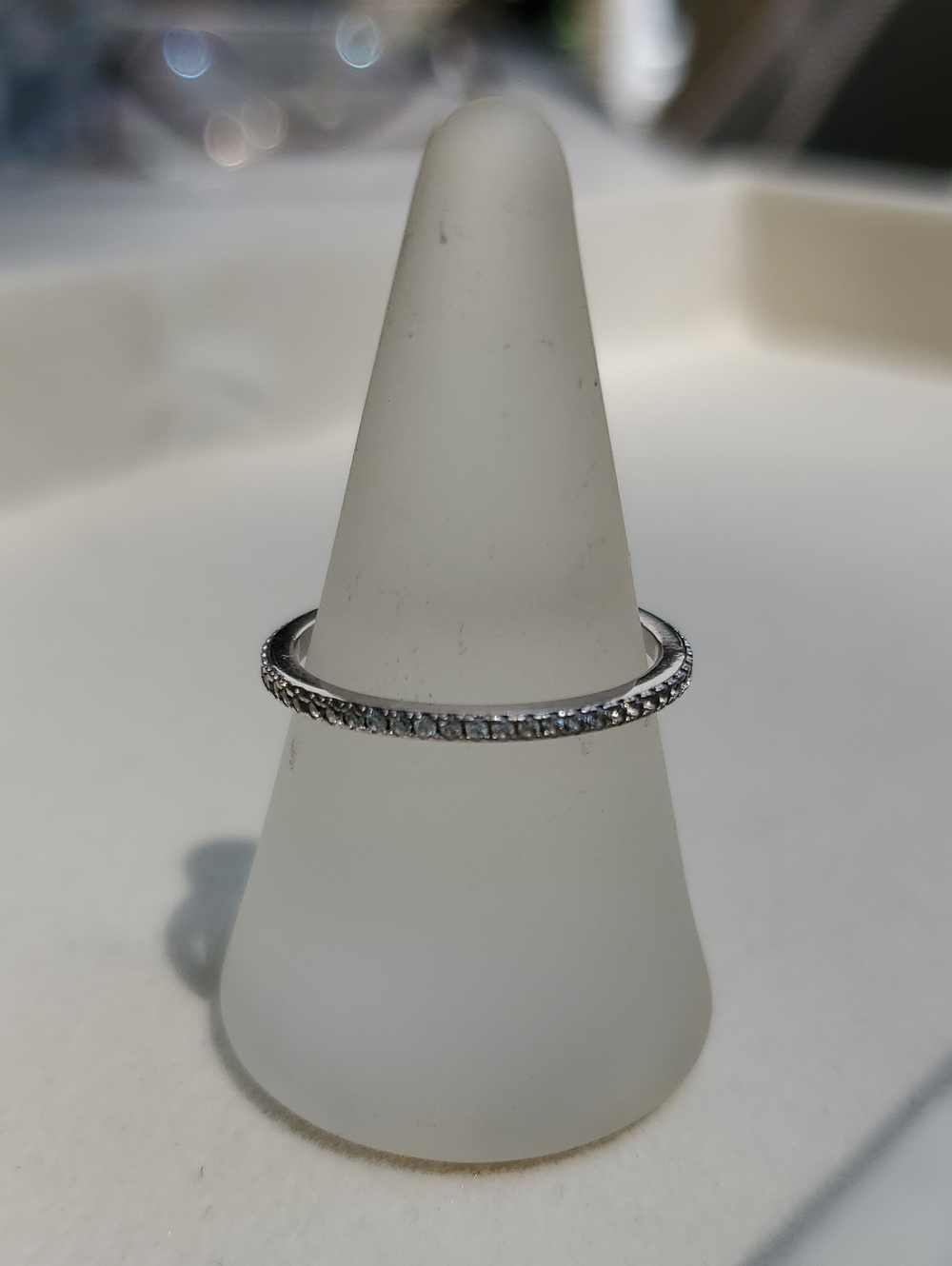 925 Dainty Pave Crystal Ring• US Size 7½